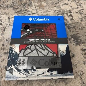 Columbia Men's Gray and Red Pajama Set